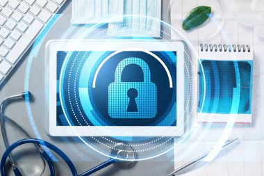 erişim güvenlik kavramı medya ekranında