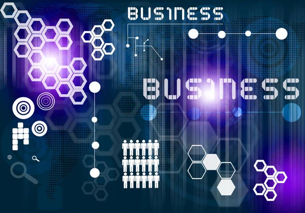 Digital business background — Stock Photo, Image