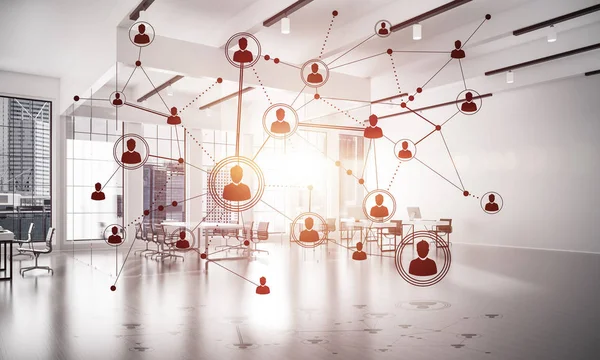 Networking and wireless connection — Stock Photo, Image