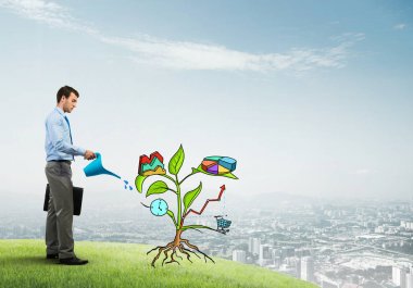 yatırım ve finansal büyüme kavramı