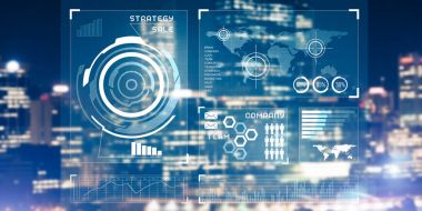 Sanal panel, grafik ve diyagramlar ile 