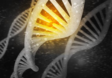 DNA molekülleri arka plan