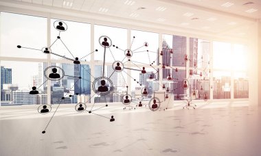 sosyal iletişim kavramı ofis iç