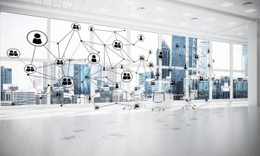 sosyal iletişim kavramı ofis iç