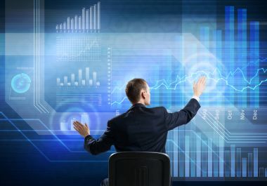 işadamı sanal Masası ile çalışma