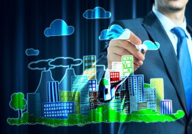 adam marker bina ile ekranda çizim