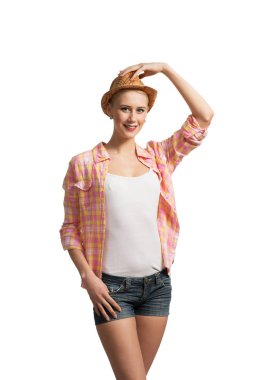  Genç kız çekim gömlekli 