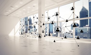 sosyal iletişim kavramı ofis iç