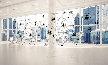 sosyal iletişim kavramı ofis iç