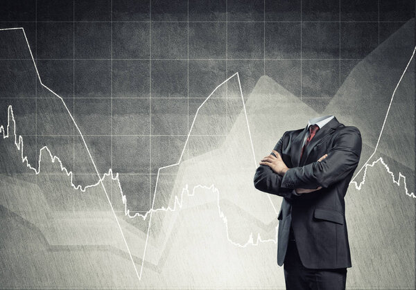 Businessman without head