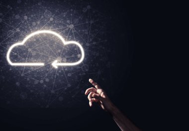 Dijital bulut simgesi 