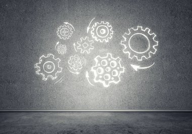 Dişli el çekilmiş mekanizması 