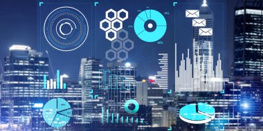 Sanal panel, grafik ve diyagramlar ile 