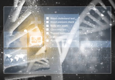 Medya tıp arka plan