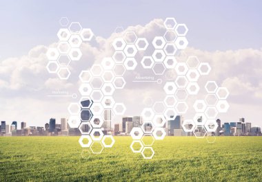 medya simgeleri ile modern teknolojiler 