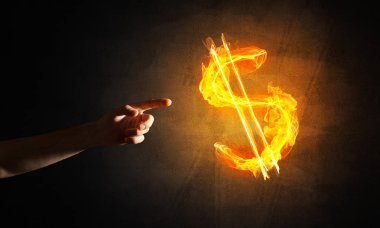 parlayan dolar işareti