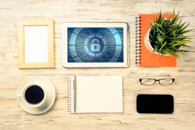 Web güvenlik ve teknoloji kavramı