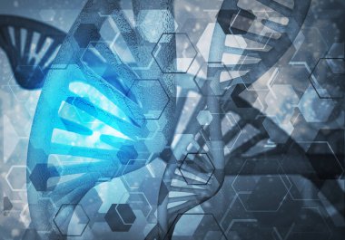 DNA molekülleri arka plan