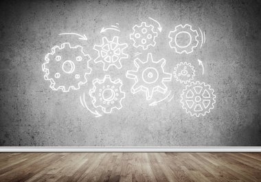 Dişli el çekilmiş mekanizması 