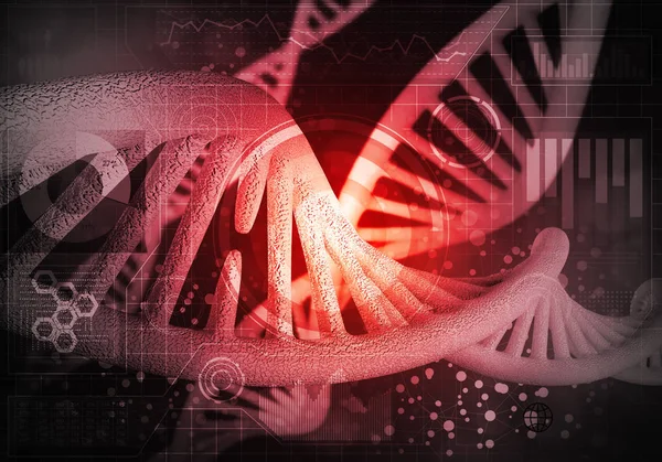 Fondo de moléculas de ADN —  Fotos de Stock