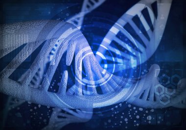 DNA molekülleri arka plan