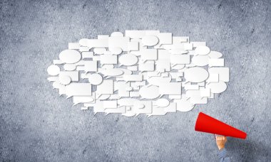 duyuru kağıt trompet yapma