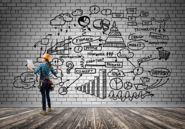  kask kadında mühendisi 