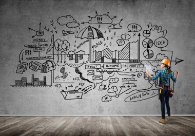  kask kadında mühendisi 