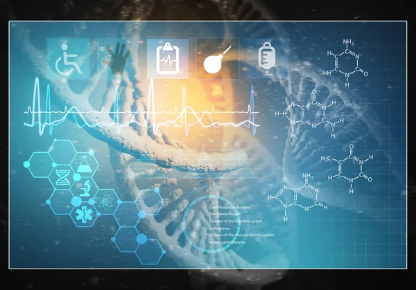 의학 사용자 인터페이스 — 스톡 사진