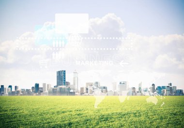 medya simgeleri ile modern teknolojiler 