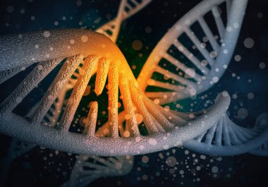 DNA molekülleri arka plan