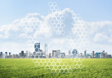 medya simgeleri ile modern teknolojiler