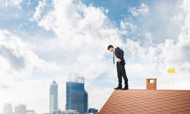 işadamı kenarında duran 