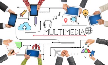 Bir grup insan cihazlar ile 