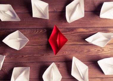 Origami deniz araçları kümesi 