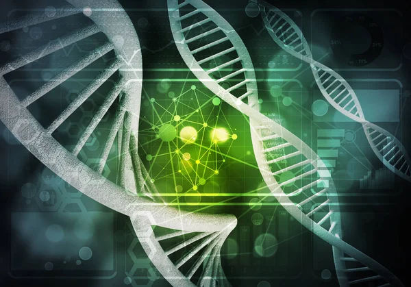 DNA molecule research concept — Stock Photo, Image