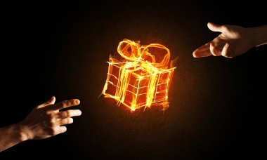 Parlayan yangın Hediyelik 