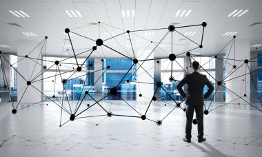 modern ofis iç işadamı