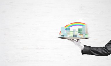 El metal tepsi tutarak