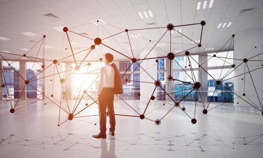modern ofis iç işadamı