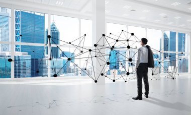 modern ofis iç işadamı