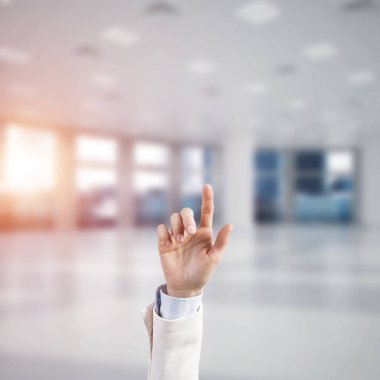 ekran dokunaklı işkadını el