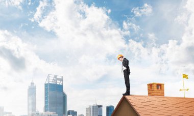 işadamı kenarında duran 