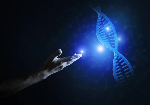 DNA molekylen forskning — Stockfoto