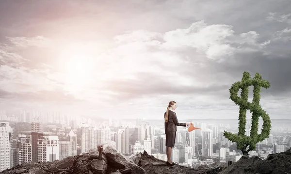 çekici genç iş kadını