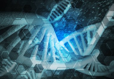 DNA molekülleri arka plan