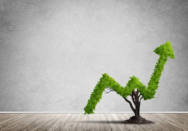 Crescimento e sucesso do mercado — Fotografia de Stock
