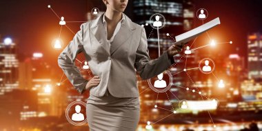 işadamı sanal Masası ile çalışma 