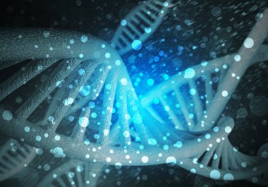 DNA molekülleri arka plan