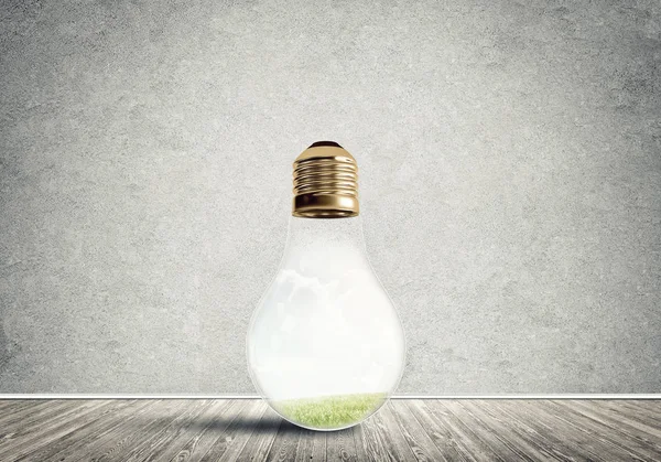 Glass light bulb — Stock Photo, Image